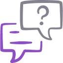 Question bubble icon